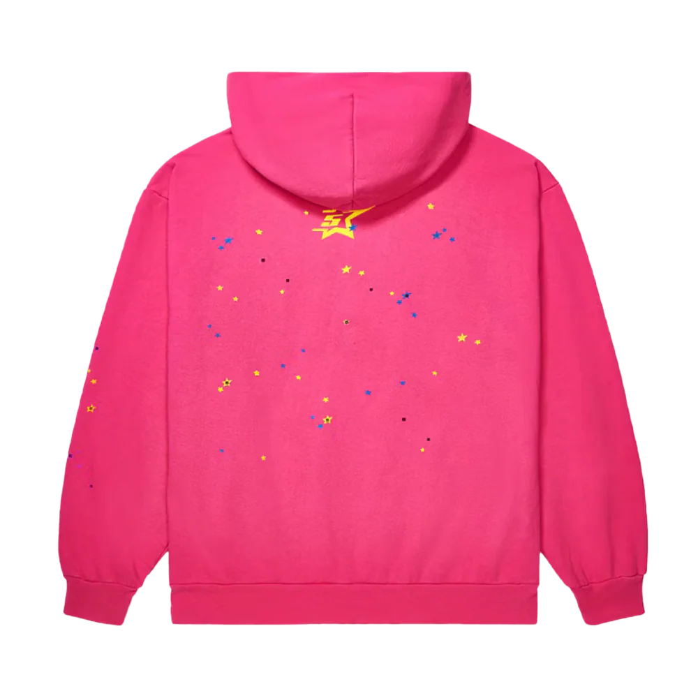 Sp5der Web Hoodie Pink